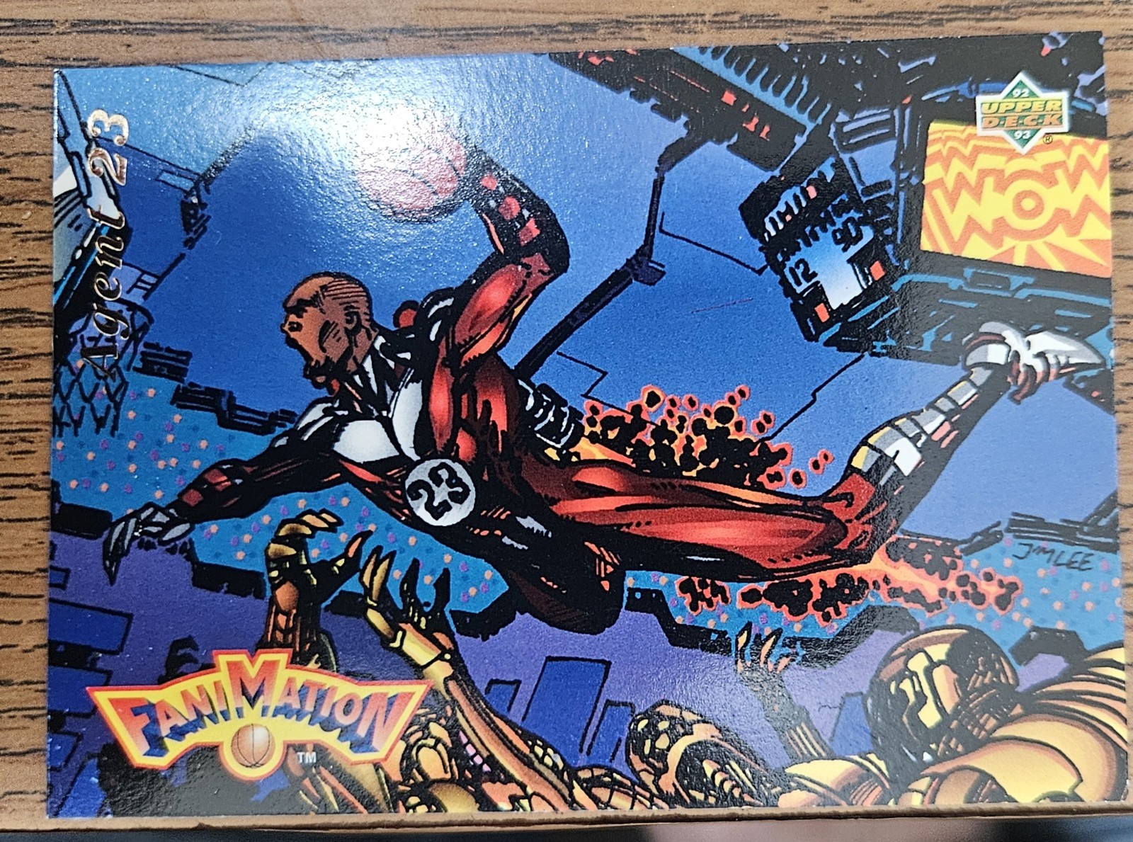 1992-93 Upper Deck FANIMATION #506 MICHAEL JORDAN Agent 23 card 