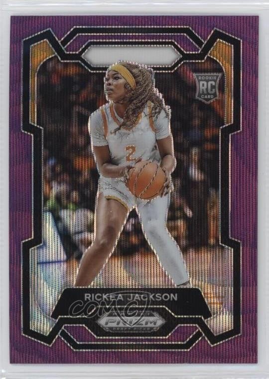 2024-25 Panini Prizm Draft Picks Purple Wave Prizm Rickea Jackson #44 1e88