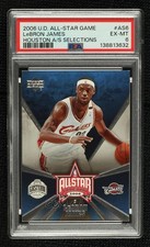 2006 Upper Deck All-Star Game Houston Selections LeBron James #AS-6 PSA 6