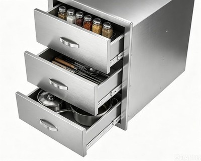 Garvee Outdoor Stainless Steel Drawer 18x23x23 Inch Rustproof
