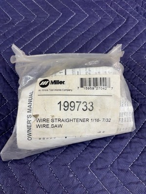 Miller 199733 Wire Straightener  1/16-7/32