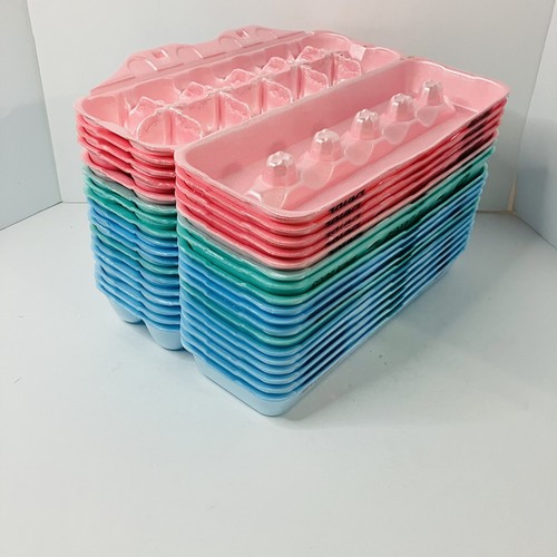 Lot of 18 Empty Egg Cartons,  foam/styrofoam, Each holds 1 dozen (12 eggs)