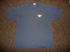 Vintage 90s Hang Loose Hawaii T-shirt Bay Side Made in USA Blue Size XL