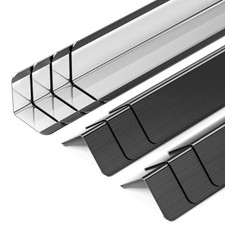 2x2x48 Inch 304 Stainless Steel Wall Corner Guards 10-Pack Heavy Duty Round...