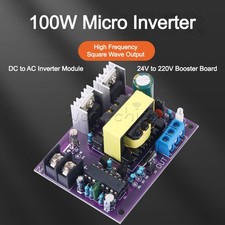 100W DC24V to AC110V220V Power Inverter Step Up Booster Power Supply Transformer