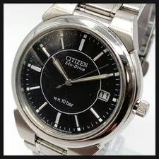Citizen Eco Drive E111S027161 Watch Silver Stainless Steel Timepiece