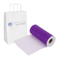 10 pcs Purple 6" x 25 Yd Tulle Fabric Roll Spool Wedding Bow Party Decoration tx