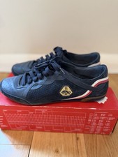 PUMA Rudolf Dassler Men's Leather & Suede Navy Trainers Size UK 9 Rare