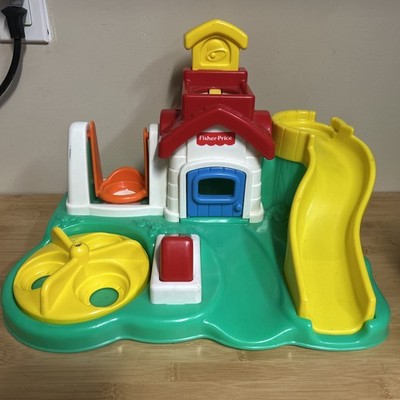 Vintage  94 Fisher-Price Roll-A-Round Preschool Playset Toy 