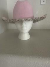 Bedazzled Cowboy Hat with Pearls and Rhinestones