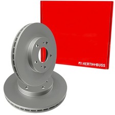 2X HERTH+BUSS BREMSSCHEIBEN 280mm INNENBELÜFTET VORNE PASSEND FÜR NISSAN ALMERA