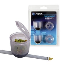Feva Flexi Grip Rise Pole Pots 2 Töpfe Unique Flex Open Tall Tight Grip Pot