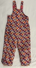 Hanna Andersson Floral Girls 110 Size 5 Snow Bib