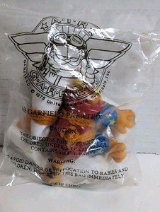 Vintage 1993 Pizza Hut Air Garfield Paratrooper Toy - New & Sealed NIP