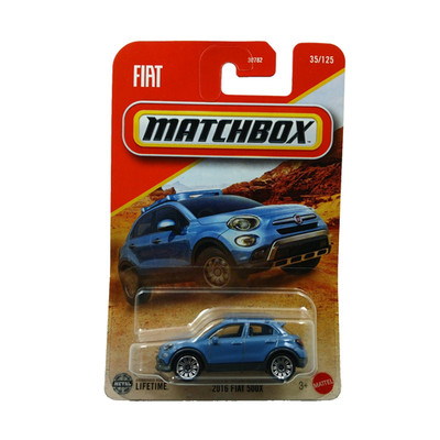 Matchbox 2016 Fiat 500X Blue Metallic MBX City 2025 Series NIB 1:64 Scale 35/125