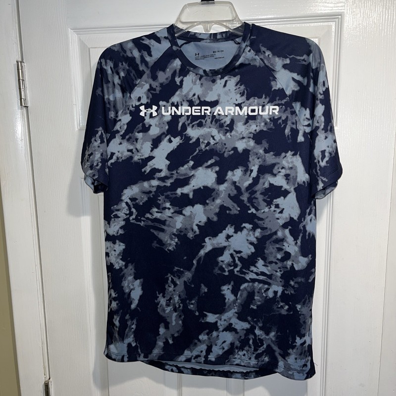 Under Armour Heat Gear Men's UA Tech Camo Short Sleeve Graphic T-Shirt Sz Small 
