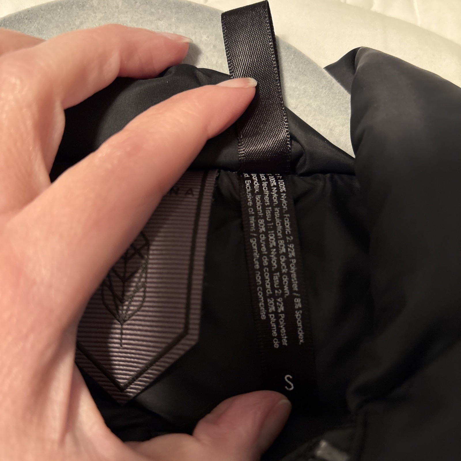 Indygena Down Jacket Womens Small Pullover Black … - image 7