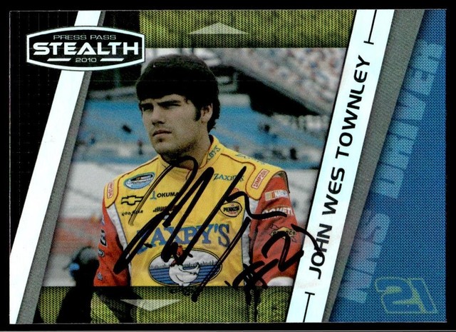 2010 Presseausweis Stealth John Wes Townley IP TTM Autogramm signed Nascar