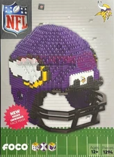 Minnesota Vikings  FOCO NFL BRXLZ Team Helmet 3-D Construction Block Set