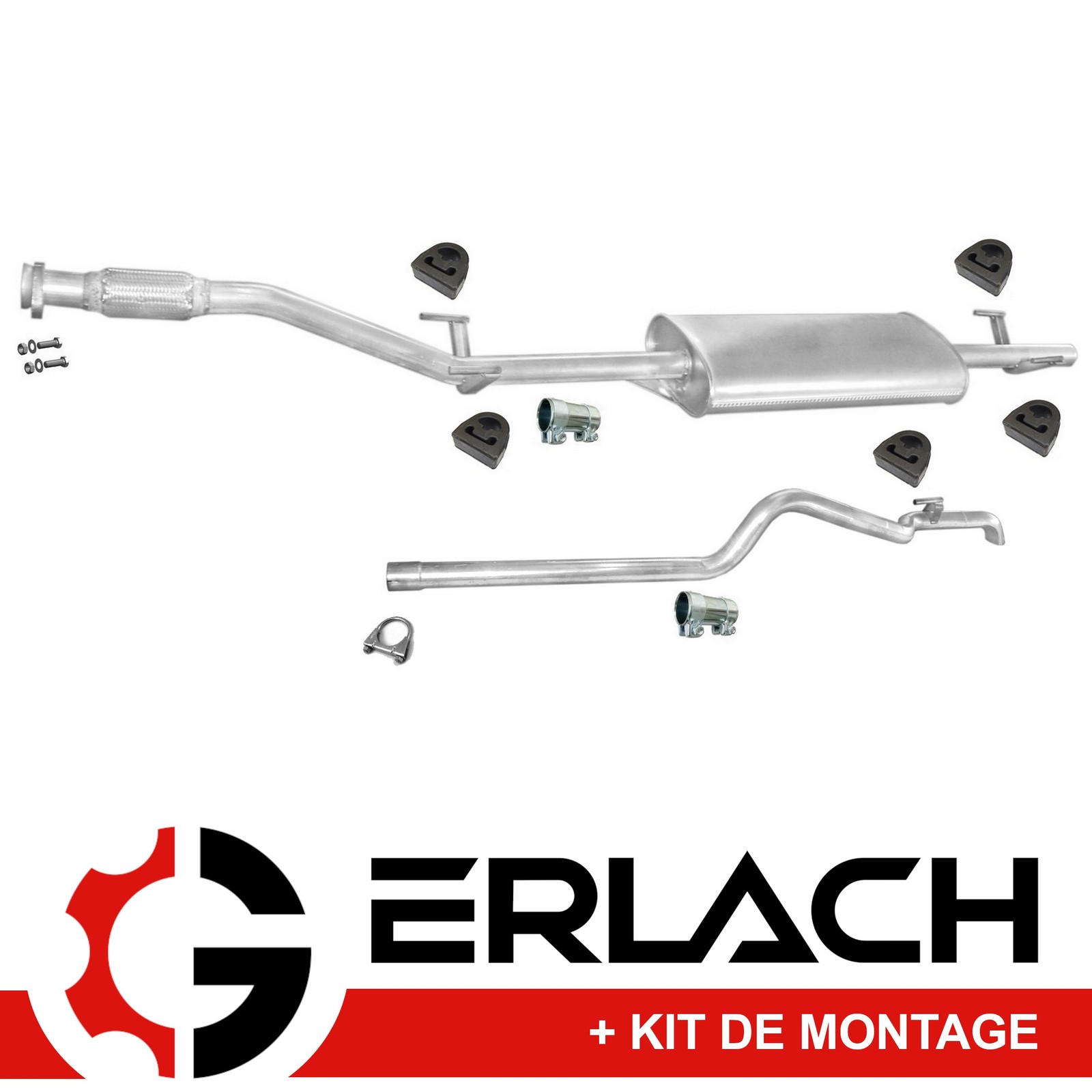 Silencieux echappement Sprinter 310D 210D 2.9 TD pot utilitaire 3550mm