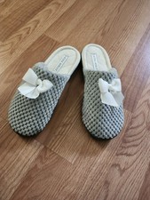 Laura Ashley Spa Collection Memory Foam Clog Slippers