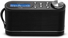 Roberts PLAY10 FM/DAB/DAB+ Digital Portable Radio, Black