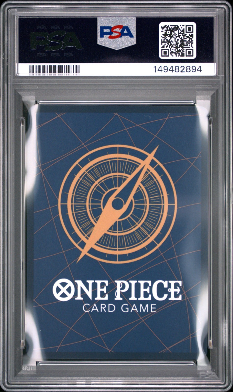 2023 ONE PIECE OP02-PARAMOUNT WAR ALTERNATE ART #062 MONKEY D. LUFFY PSA 10 view 2