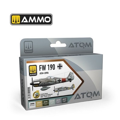 Ammo MIG ATOM-20904 - ATOM FW 190 Colors Set - Neu