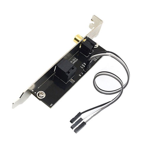 SPDIF Optical and RCA Out Plate Cable Bracket for ASUS Gigabyte MSI Motherboard - Photo 3/5