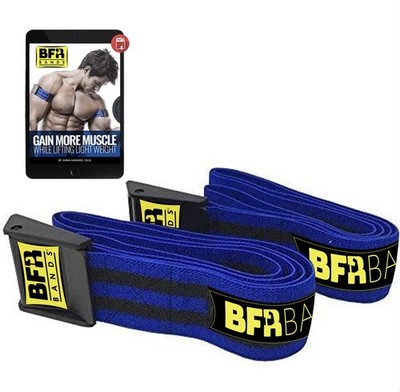 PRO Blood Flow Restriction Bands for Arms, Legs & Glutes Occlusion Training