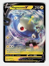 Magnezone V 056/196 Holo Ultra Rare Lost Origin Pokemon Near Mint