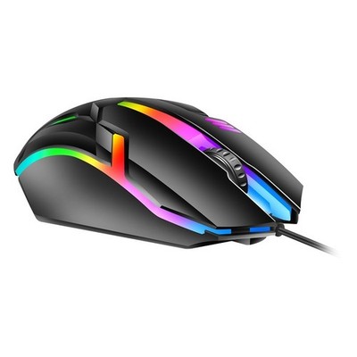 USB Kabelgebunden Gaming Maus Kompaktes Design 1600DPI mit LED Lichteffekt