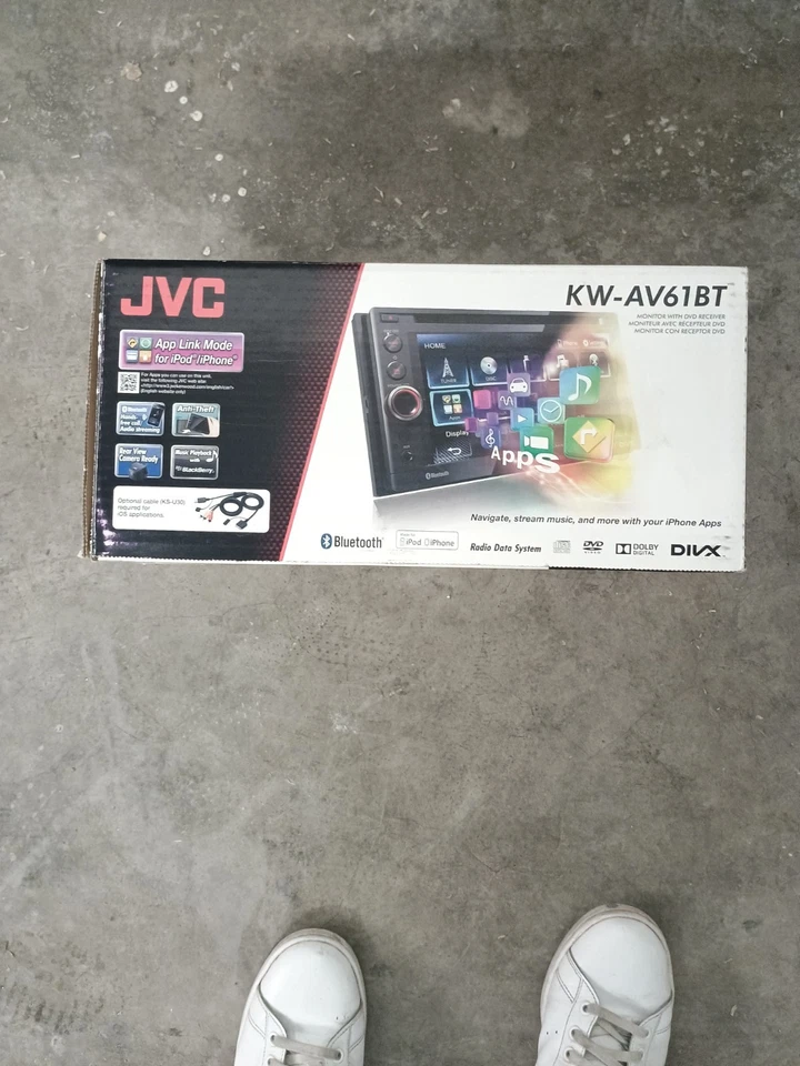 autoradio 2 din jvc Praticamente Nuovo Con Scatola E Istruzioni - Immagine 2 di 3