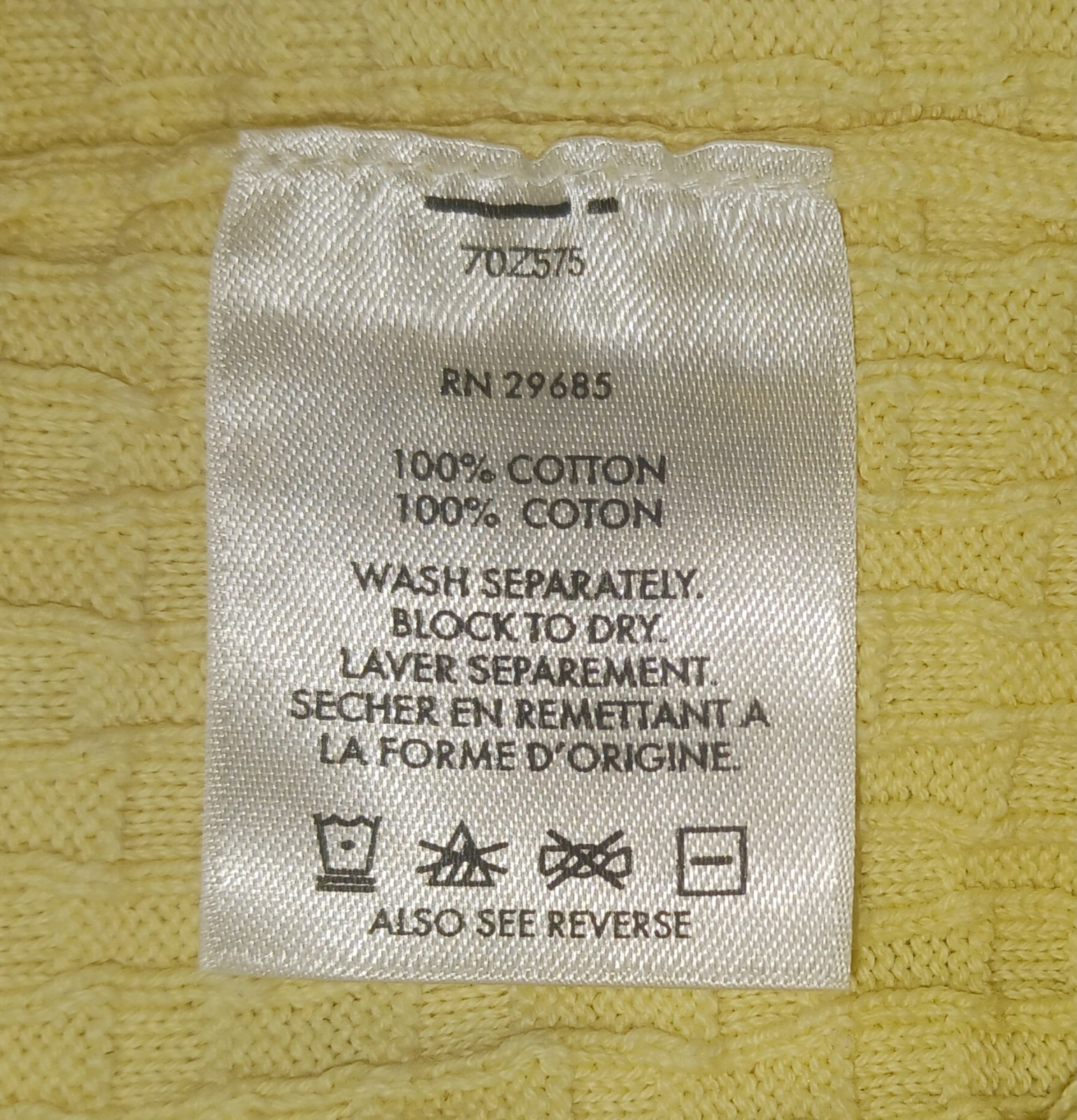 Pendleton Yellow V-Neck Pullover Sweater Men's La… - image 4