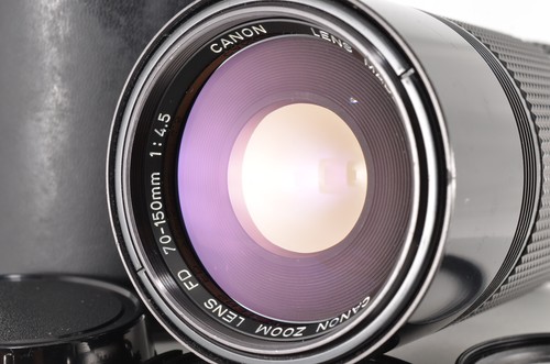 Canon Zoom Lens FD 70mm-150mm f4.5 #1953 [Many accessories]