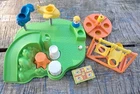 Vintage 1986 Fisher Price Little People #2525 Original Playground Set