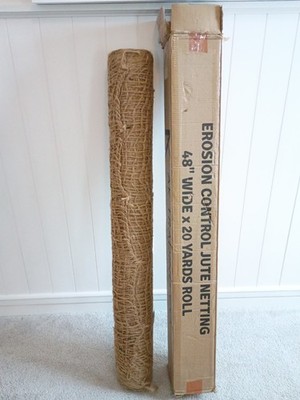 Erosion Control Jute Netting 48'' Wide x 20 yards (60') New | Soil Mesh Blanket