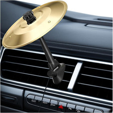 Car Cymbal Air Vent, Mini Vehicle Dash Symbol Drum Air Vent with Drumsticks, Aut