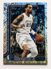 P.J. WASHINGTON JR. 2025-26 Topps Flagship Sandglitter #173 Dallas Mavericks