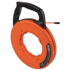 KLEIN TOOLS 56383 Fish Tape,Round,Fiberglass,13"Case Dia. 794J77