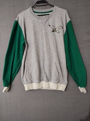 Mitchell & Ness Philadelphia Eagles Vintage Style Sweatshirt Grau/Grün Herren L