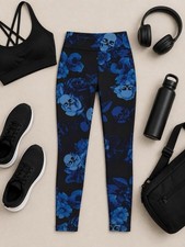 NWT LuLaRoe OS One Sized Print Leggings - Fits Sizes 2-10 - As Pictured