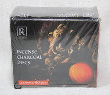 Charcoal Discs to Burn Incense - 60 pcs Quick Light Coals - Size 33 mm