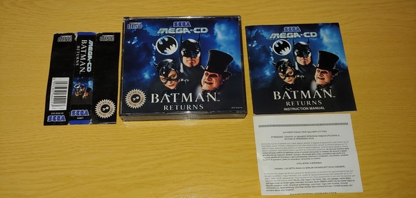 Batman Returns SEGA Mega CD Complete With Spinecard