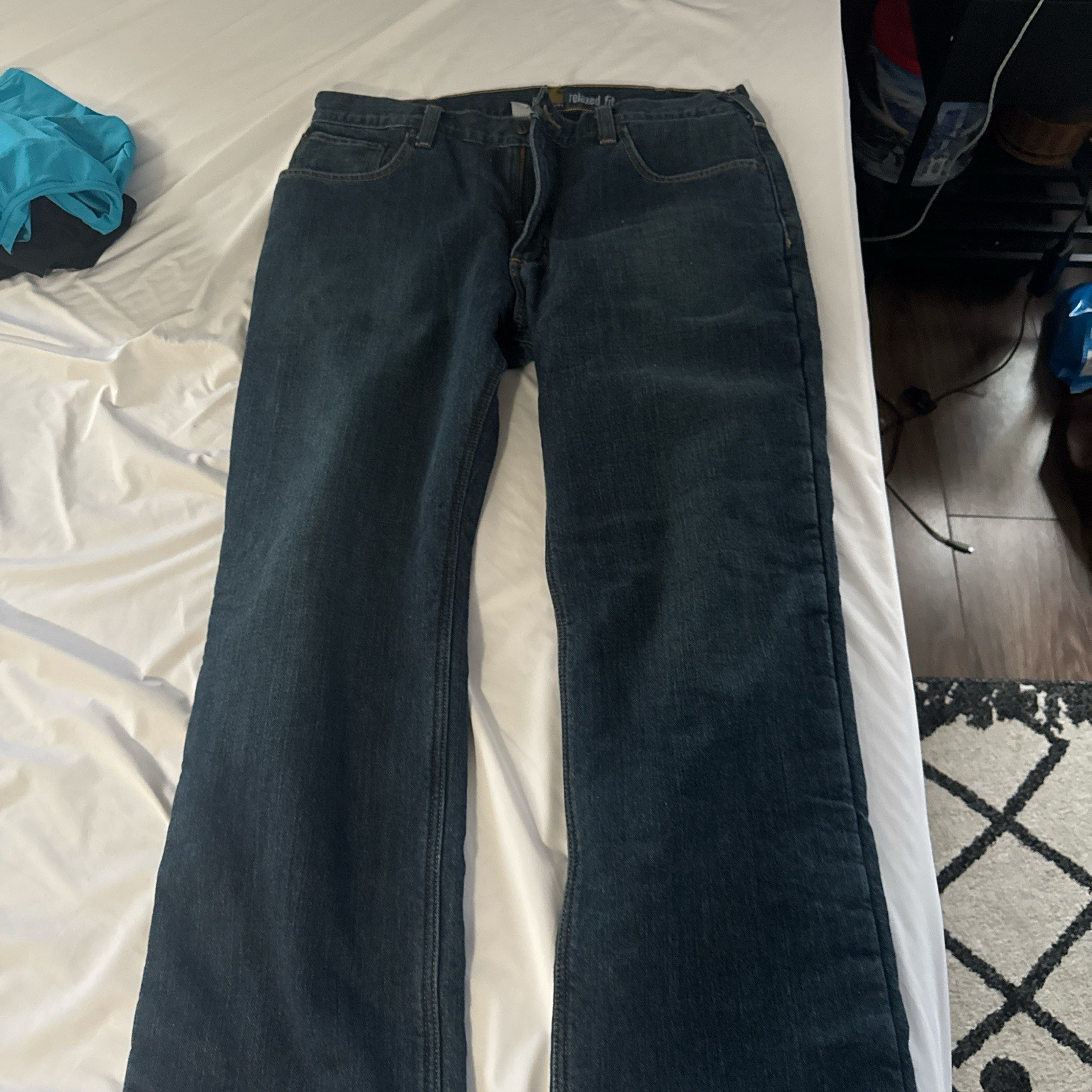 's Relaxed Fit Insulated Fleece Lined Jeans