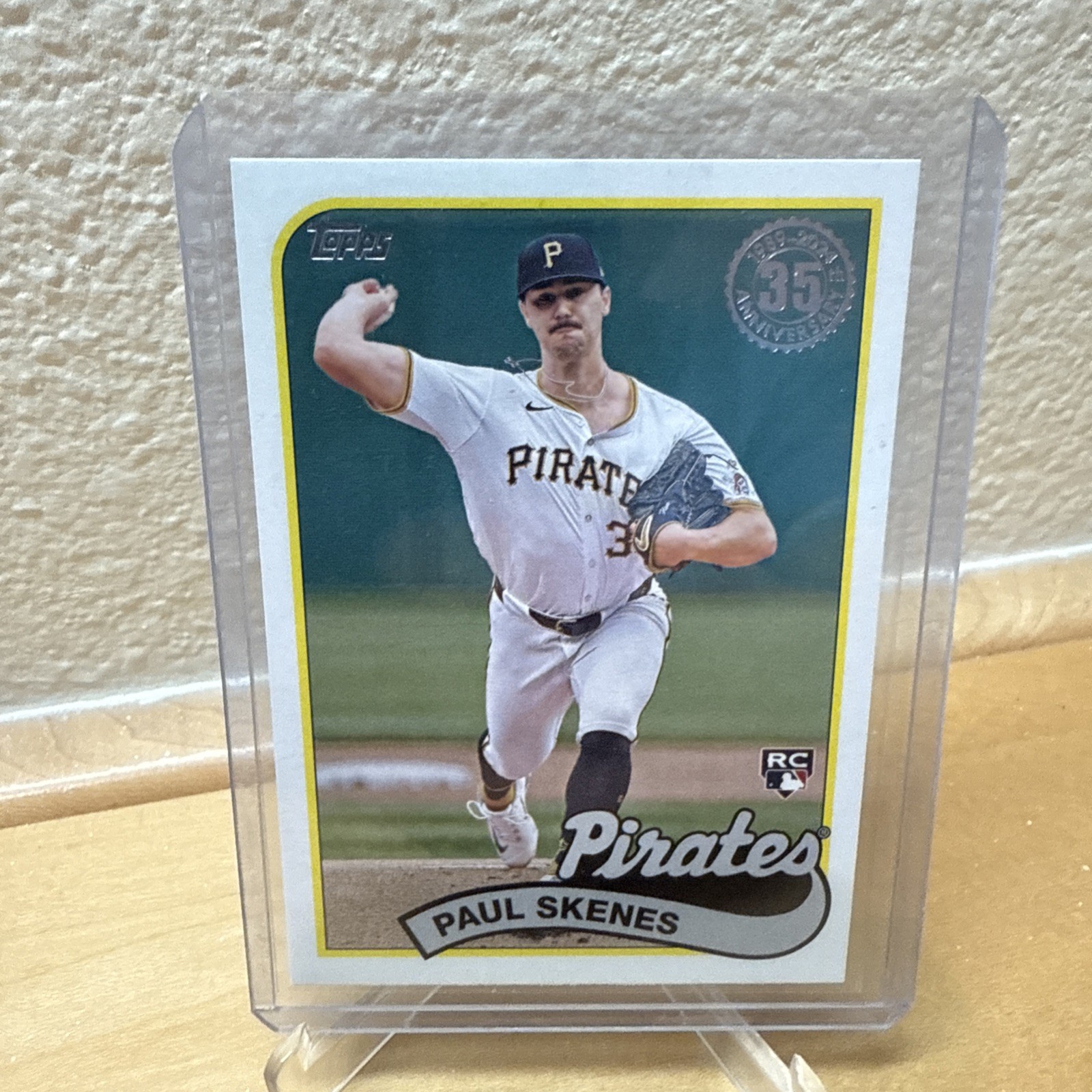 2024 Topps Update 1989 35th Anniversary Paul Skenes RC Pittsburgh Pirates Rookie