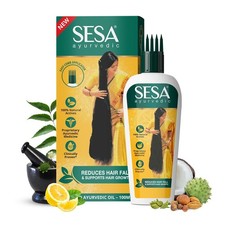 SESA Ayurvedic Hair Oil 100ml With Bhringraj 18 Rare Herbs With 5 Nourishing Oil