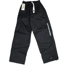 Vintage Nike Track Pants Mens Large 90s Black Baggy Windbreaker NWT DEADSTOCK