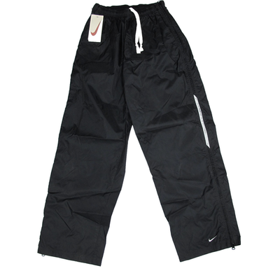 Vintage Nike Track Pants Mens Large 90s Black Baggy Windbreaker