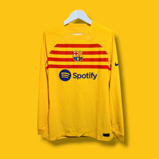 Maglia manica lunga 21/24 Nike Barcelona Senyera Quarto Giocatore Edizione (D) - Taglia L